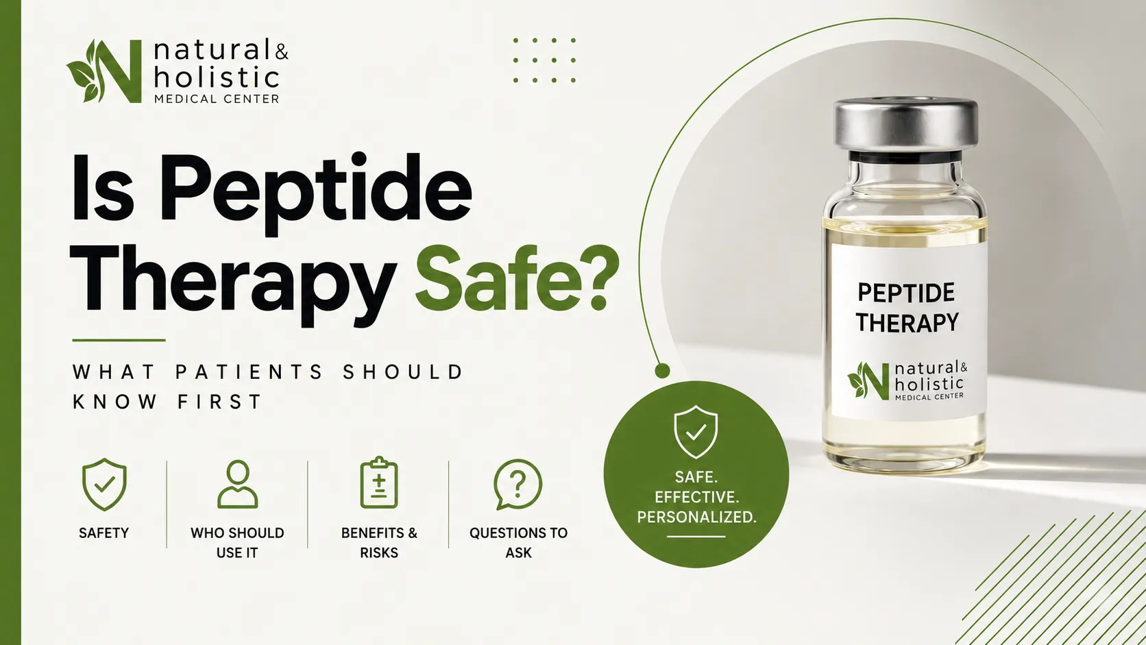 Is Peptide Therapy Safe? What Patients Should Know First