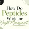 How Do Peptides Work for Weight Management Goals?
